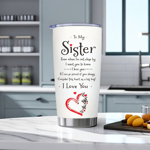 I Love you Sister Travel Mug